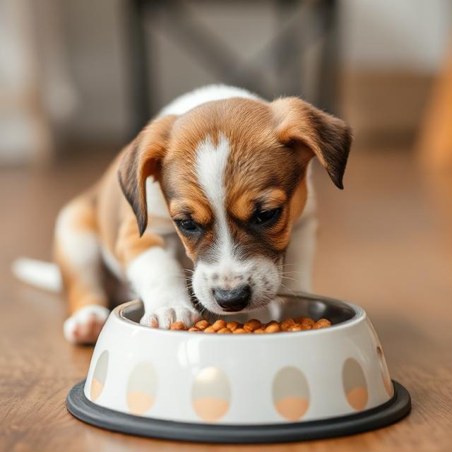Puppy Eating